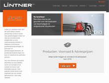 Tablet Screenshot of lintner.nl